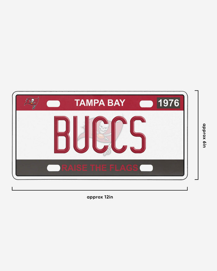 Tampa Bay Buccaneers License Plate Wall Sign FOCO - FOCO.com