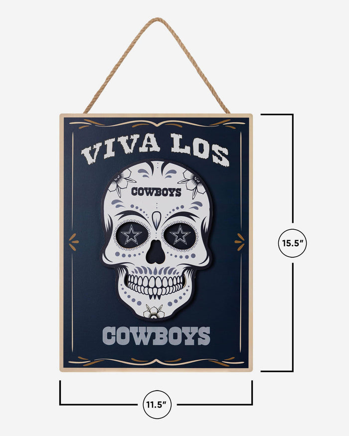 Dallas Cowboys Day Of The Dead LED Sign FOCO - FOCO.com