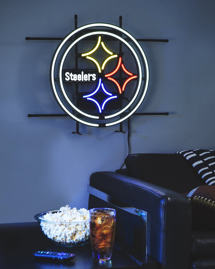 Pittsburgh Steelers Fancave LED Sign FOCO - FOCO.com