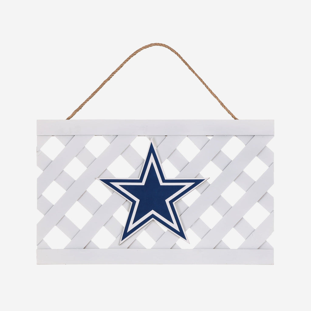 Dallas Cowboys Lattice Garden Sign FOCO - FOCO.com