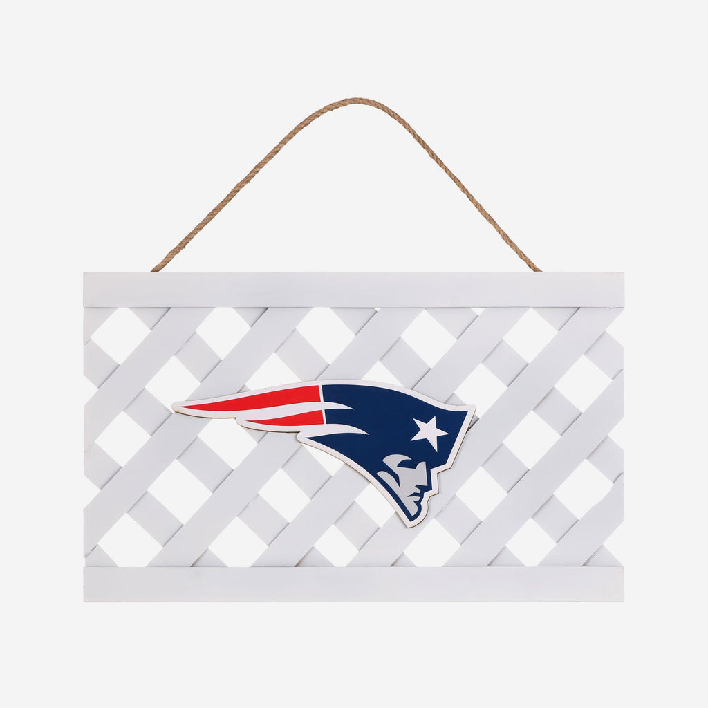 New England Patriots Lattice Garden Sign FOCO - FOCO.com