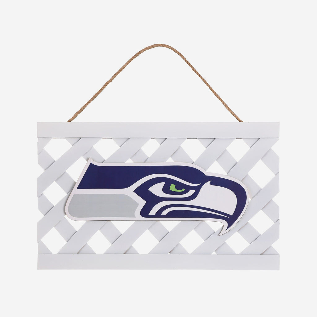 Seattle Seahawks Lattice Garden Sign FOCO - FOCO.com