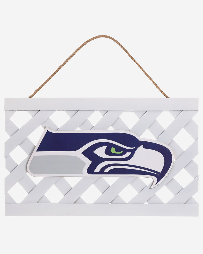 Seattle Seahawks Lattice Garden Sign FOCO - FOCO.com