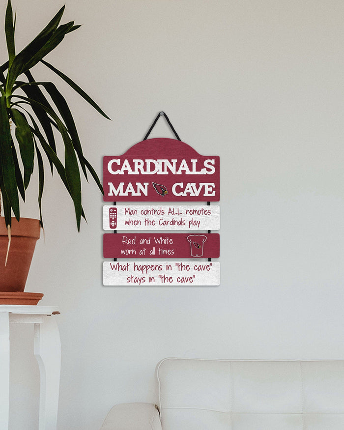 Arizona Cardinals Mancave Sign FOCO - FOCO.com