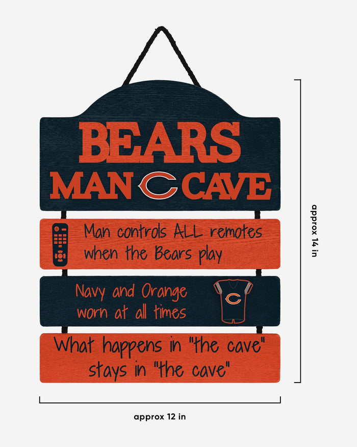 Chicago Bears Mancave Sign FOCO - FOCO.com