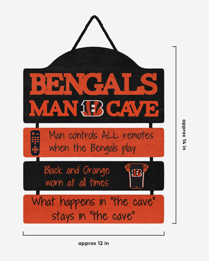 Cincinnati Bengals Mancave Sign FOCO - FOCO.com