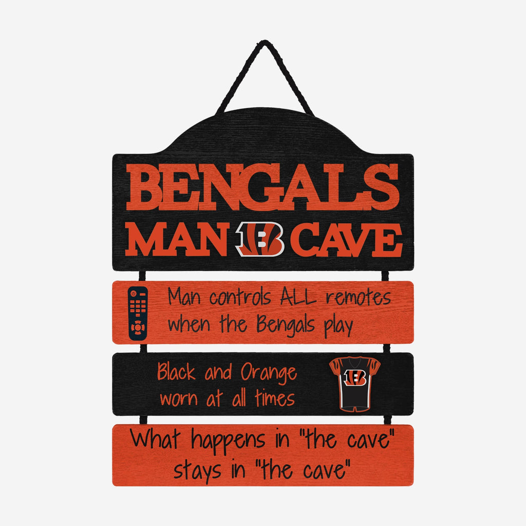 Cincinnati Bengals Mancave Sign FOCO - FOCO.com