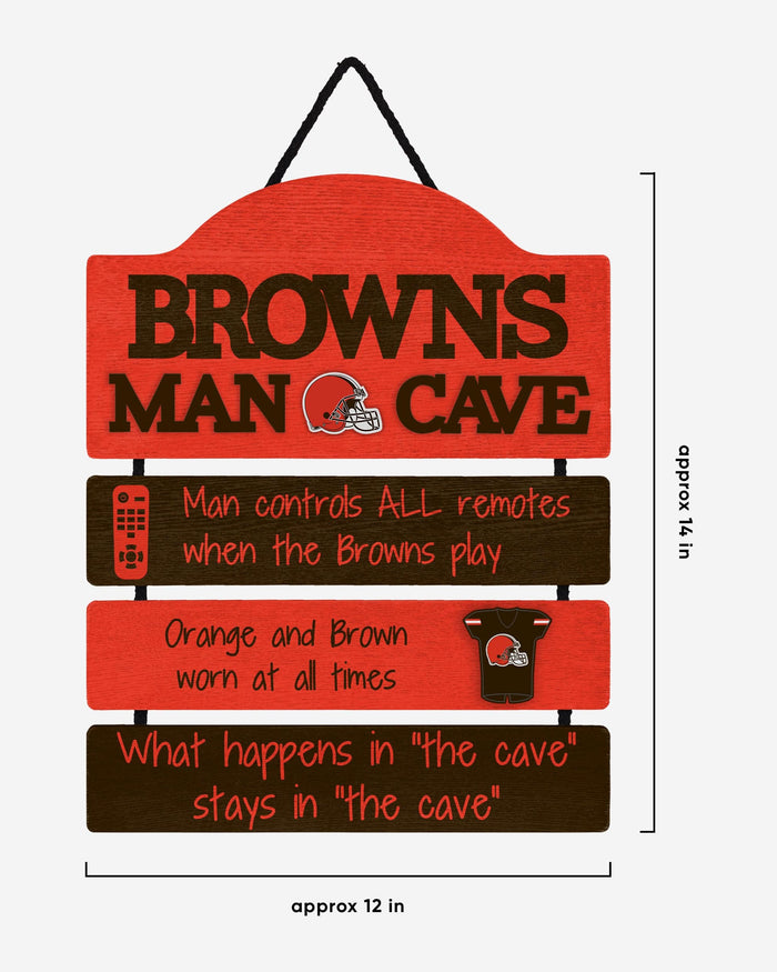 Cleveland Browns Mancave Sign FOCO - FOCO.com