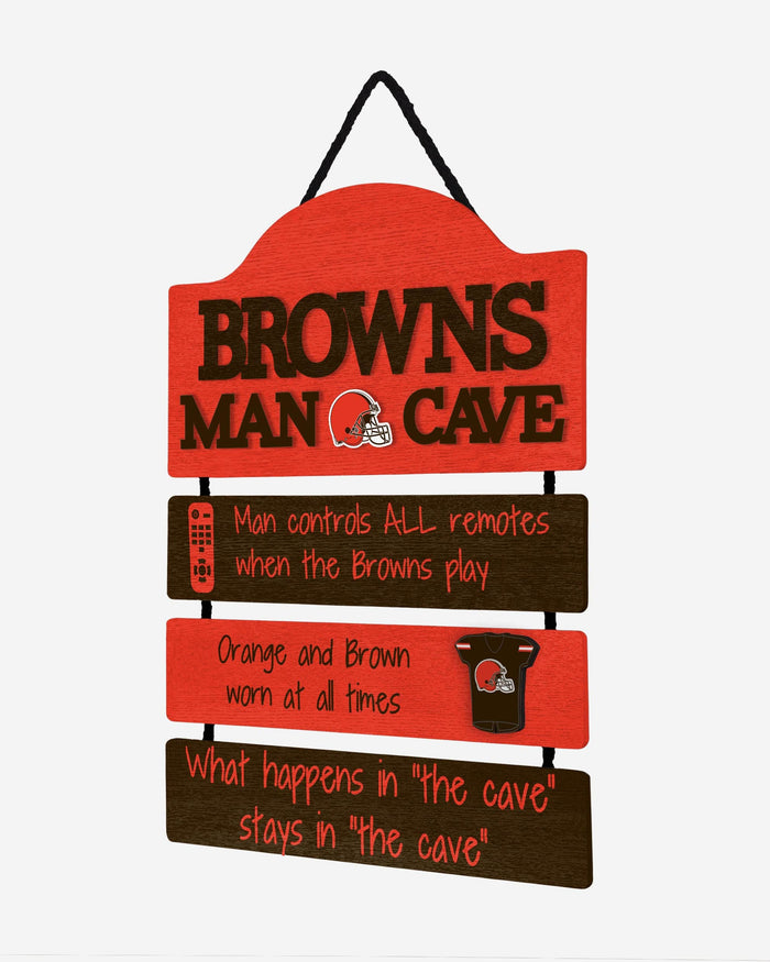 Cleveland Browns Mancave Sign FOCO - FOCO.com