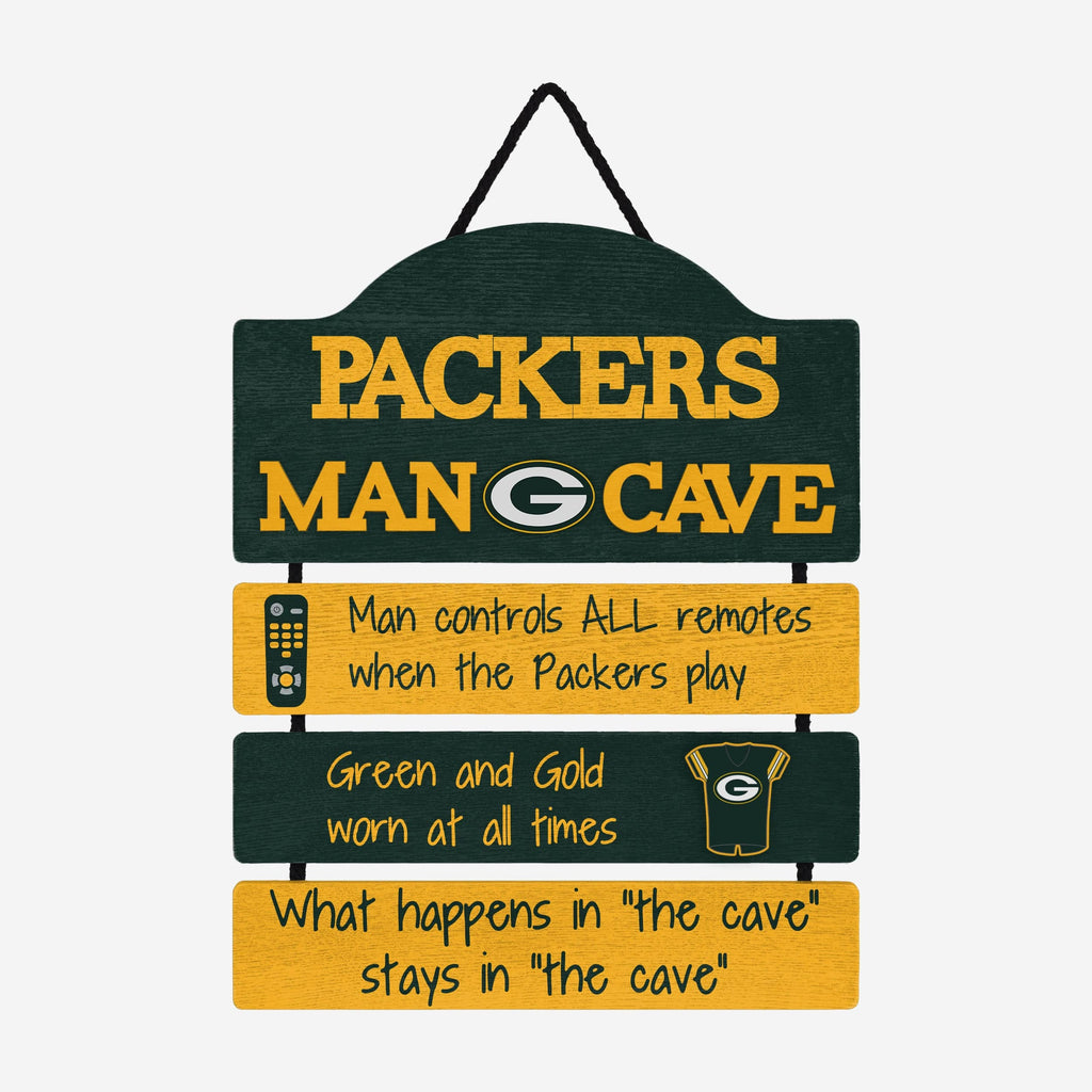 Green Bay Packers Mancave Sign FOCO - FOCO.com