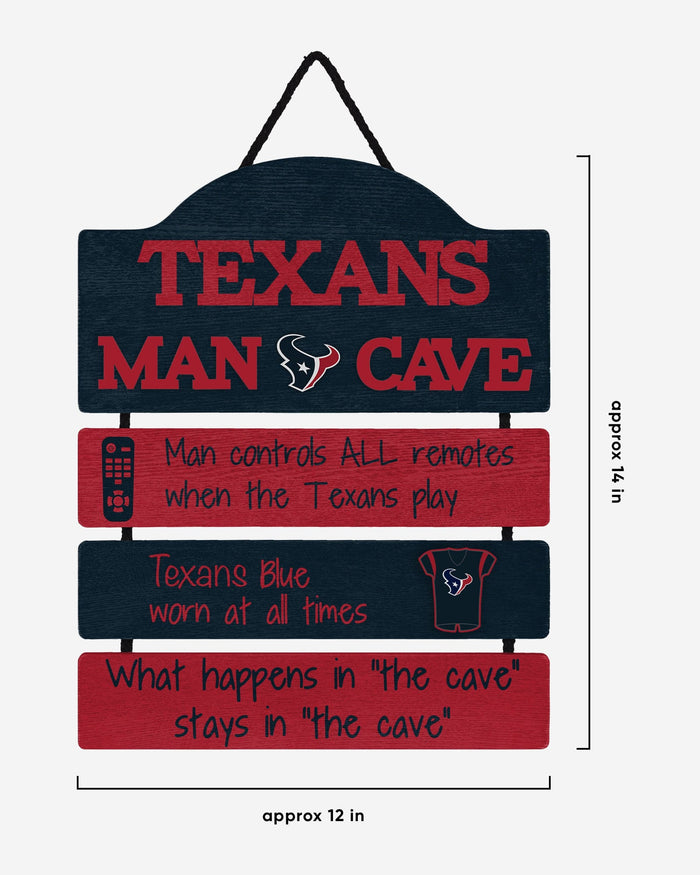 Houston Texans Mancave Sign FOCO - FOCO.com