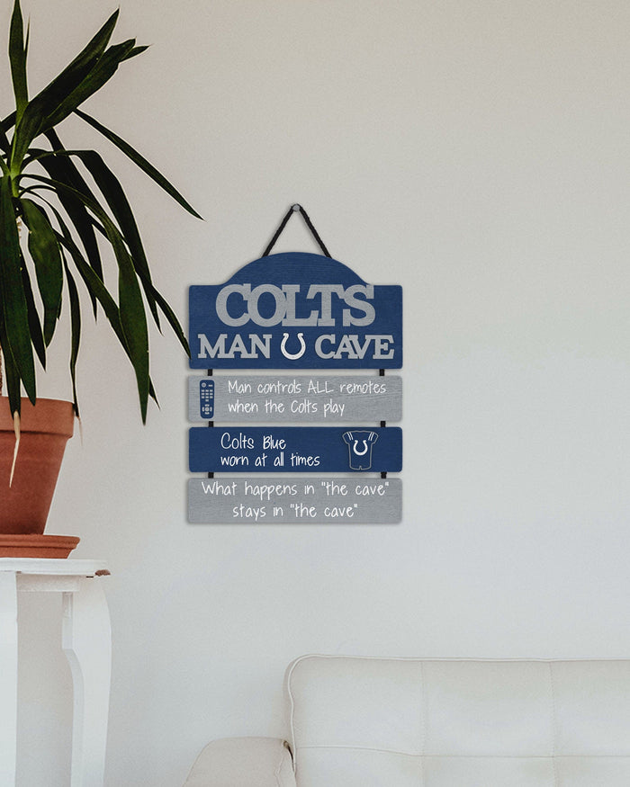 Indianapolis Colts Mancave Sign FOCO - FOCO.com