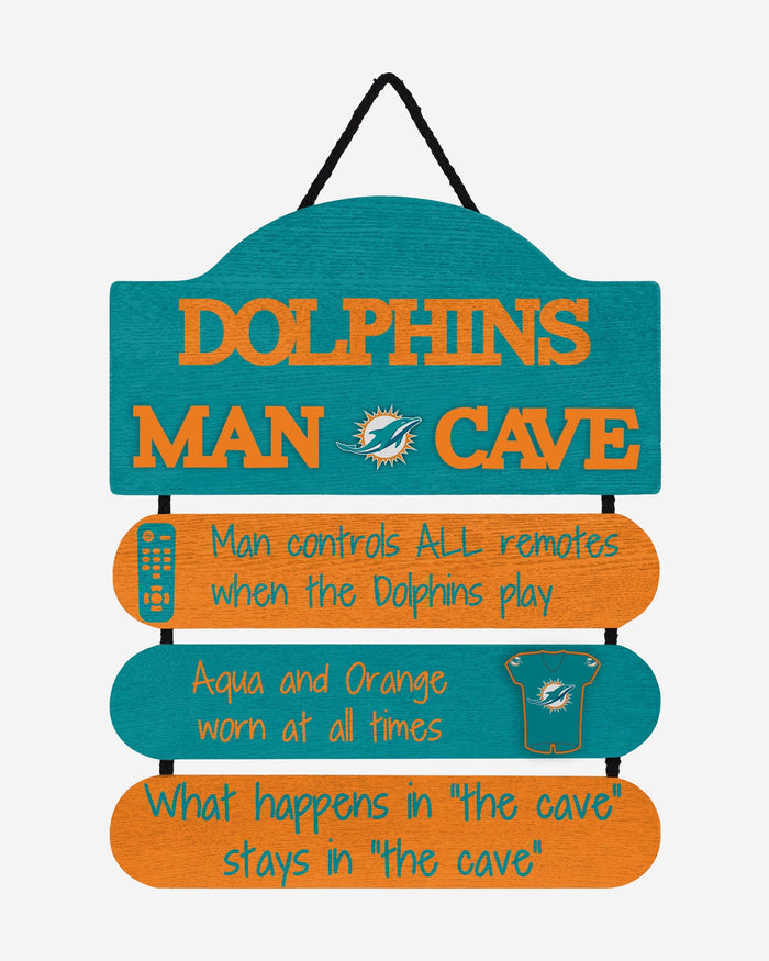 Miami Dolphins Mancave Sign FOCO - FOCO.com