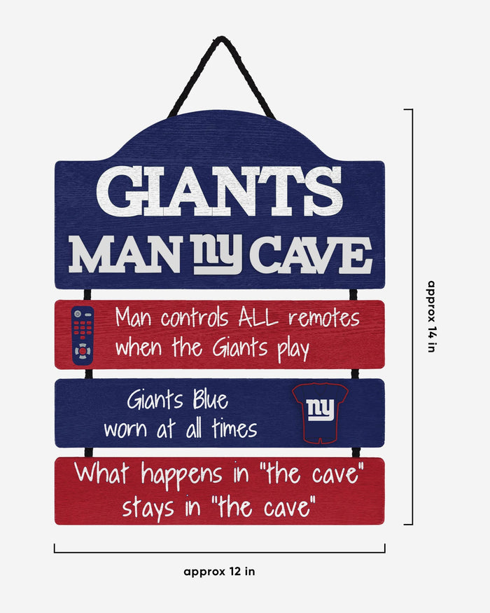 New York Giants Mancave Sign FOCO - FOCO.com