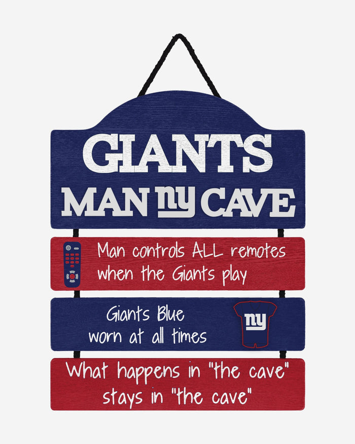 New York Giants Mancave Sign FOCO - FOCO.com