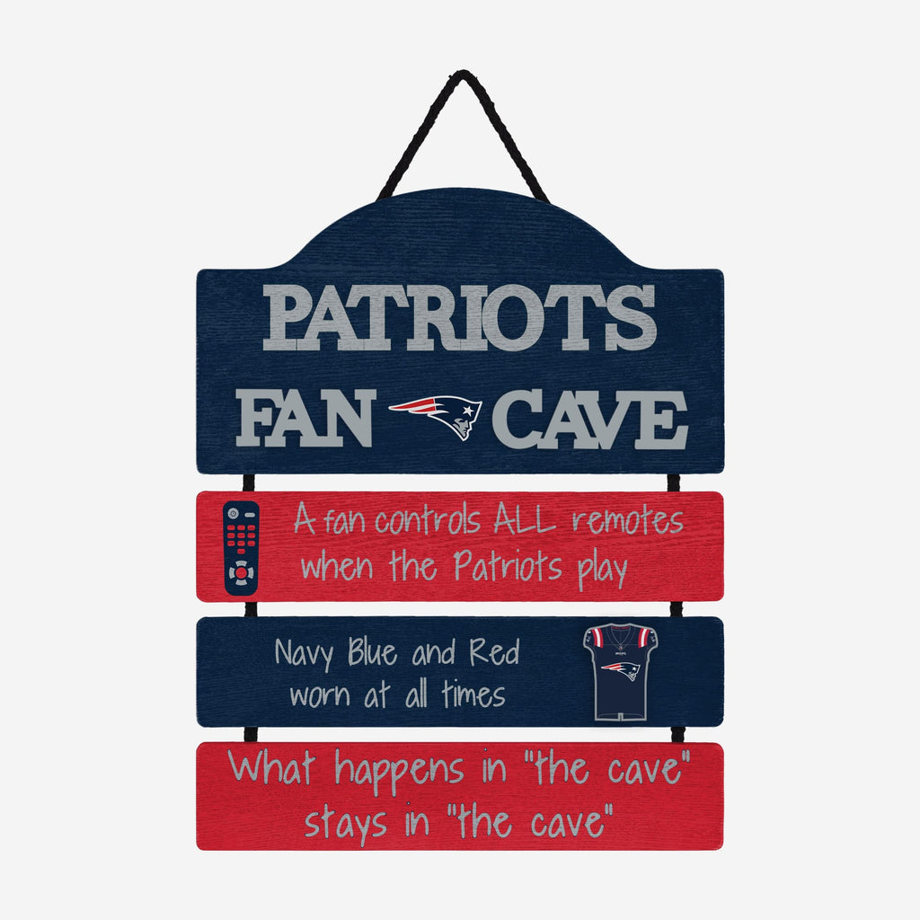 New England Patriots Mancave Sign FOCO - FOCO.com