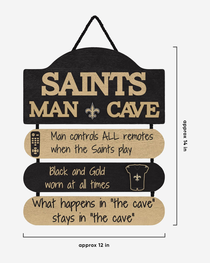 New Orleans Saints Mancave Sign FOCO - FOCO.com