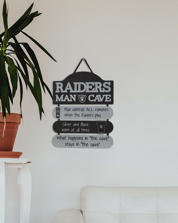 Las Vegas Raiders Mancave Sign FOCO - FOCO.com
