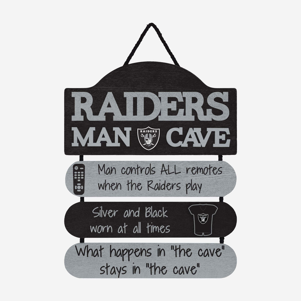 Las Vegas Raiders Mancave Sign FOCO - FOCO.com