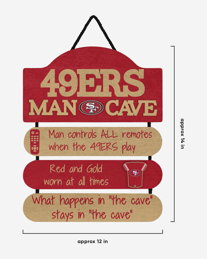 San Francisco 49ers Mancave Sign FOCO - FOCO.com