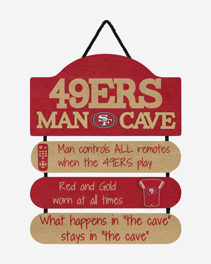 San Francisco 49ers Mancave Sign FOCO - FOCO.com