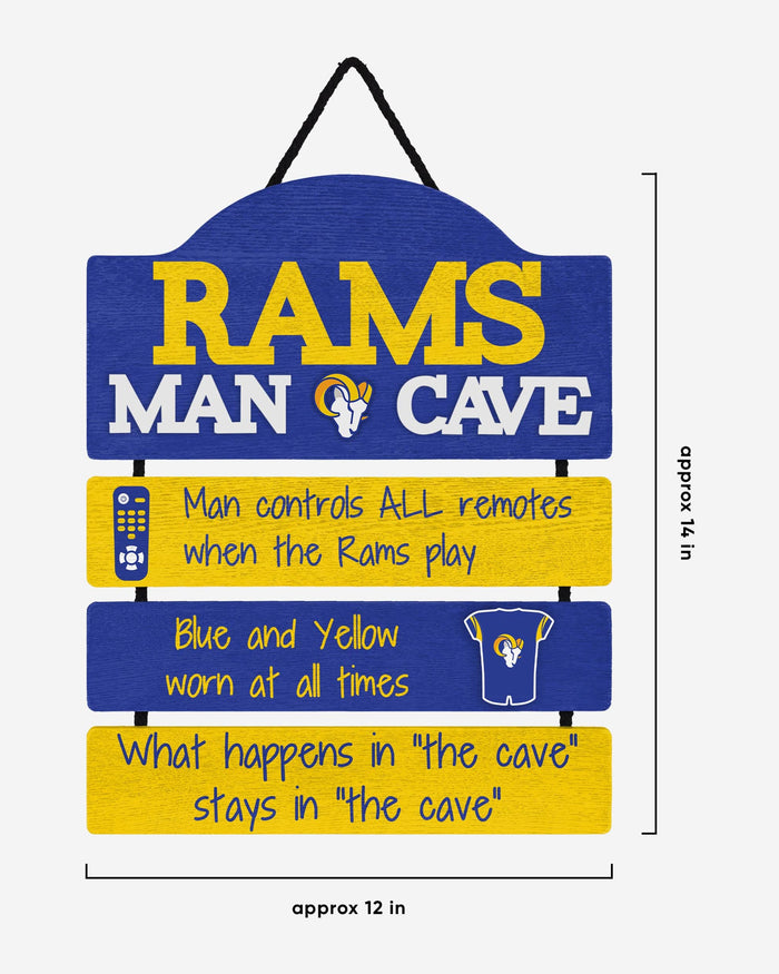 Los Angeles Rams Mancave Sign FOCO - FOCO.com