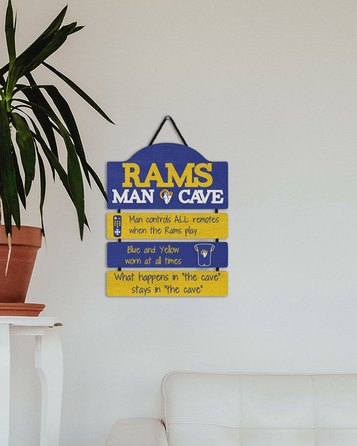 Los Angeles Rams Mancave Sign FOCO - FOCO.com