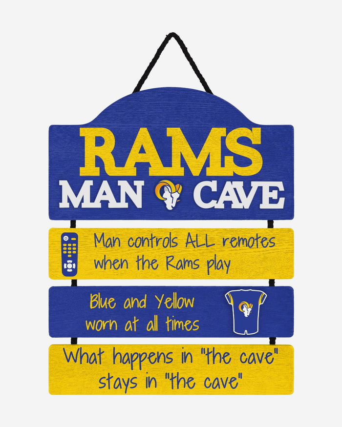 Los Angeles Rams Mancave Sign FOCO - FOCO.com