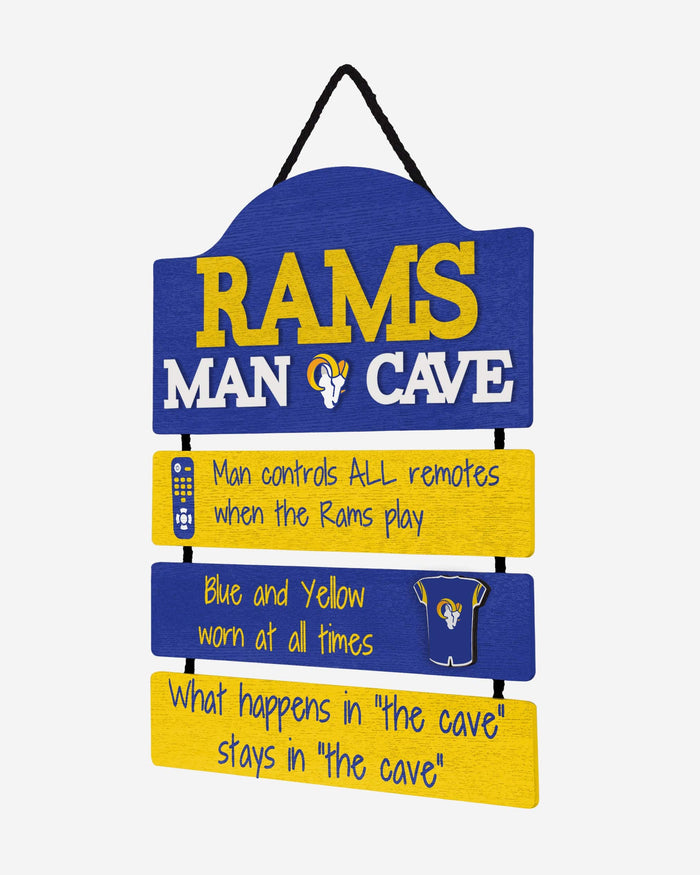 Los Angeles Rams Mancave Sign FOCO - FOCO.com