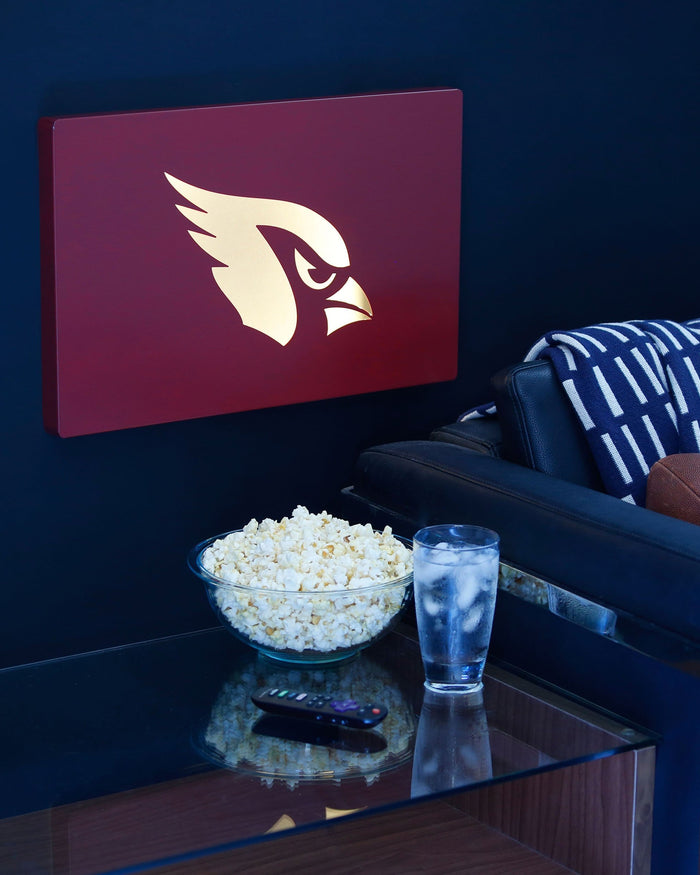 Arizona Cardinals Metal Light Up Logo Sign FOCO - FOCO.com