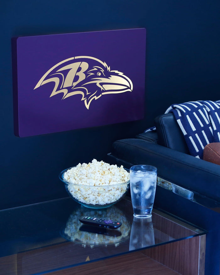 Baltimore Ravens Metal Light Up Logo Sign FOCO - FOCO.com