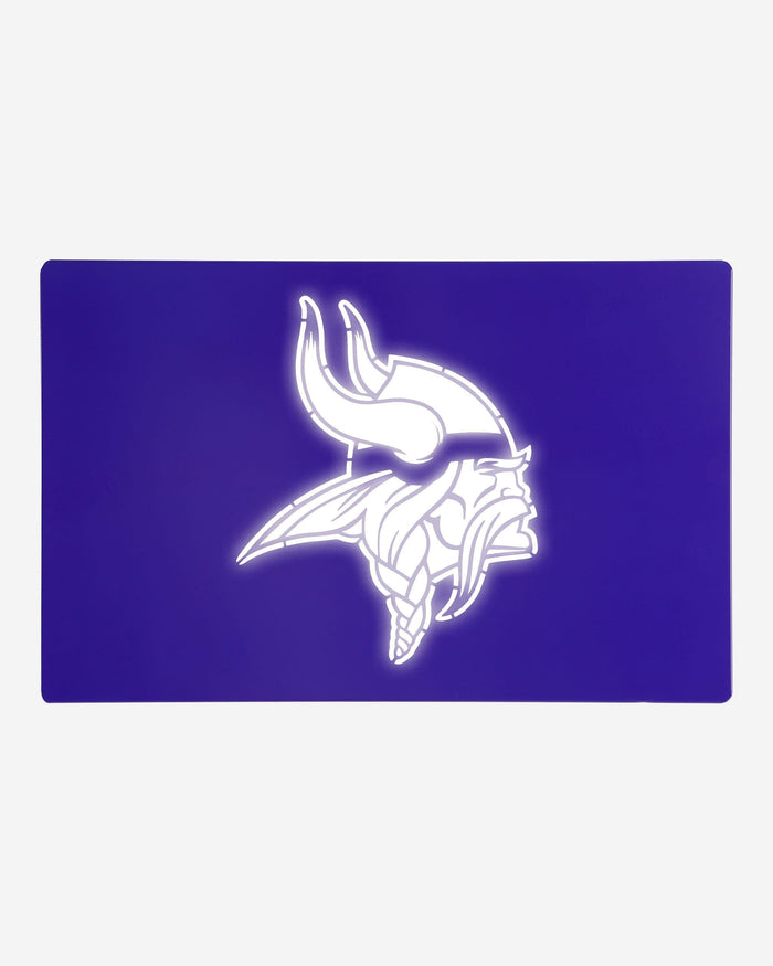 Minnesota Vikings Metal Light Up Logo Sign FOCO - FOCO.com