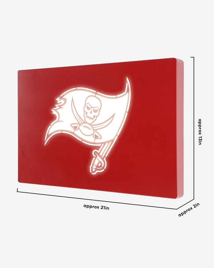 Tampa Bay Buccaneers Metal Light Up Logo Sign FOCO - FOCO.com