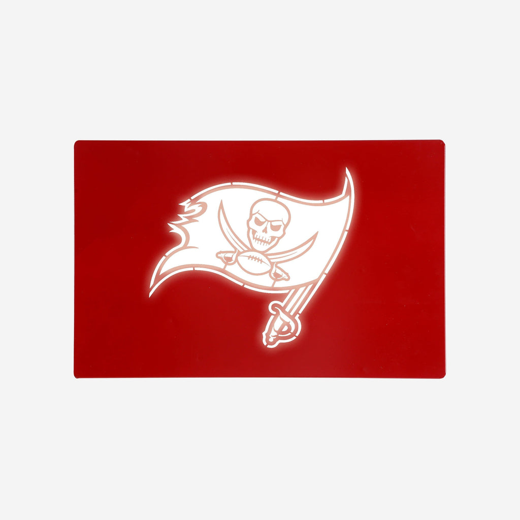 Tampa Bay Buccaneers Metal Light Up Logo Sign FOCO - FOCO.com