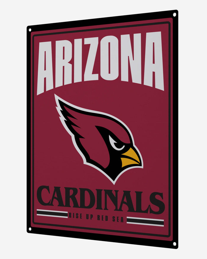 Arizona Cardinals Metal Tacker Wall Sign FOCO - FOCO.com