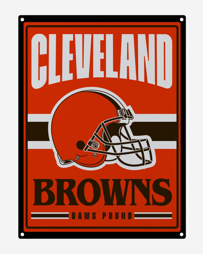 Cleveland Browns Metal Tacker Wall Sign FOCO - FOCO.com