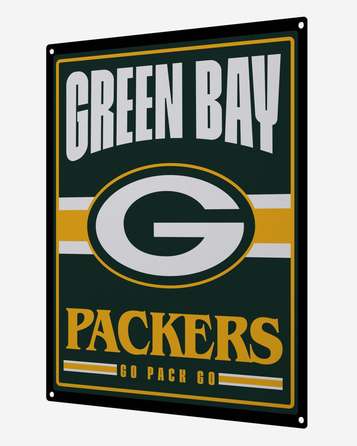 Green Bay Packers Metal Tacker Wall Sign FOCO - FOCO.com