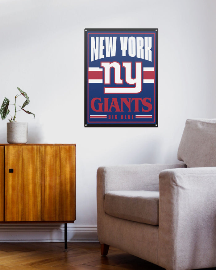 New York Giants Metal Tacker Wall Sign FOCO - FOCO.com