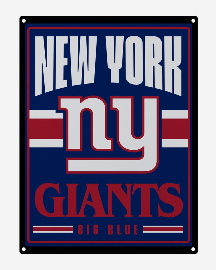 New York Giants Metal Tacker Wall Sign FOCO - FOCO.com