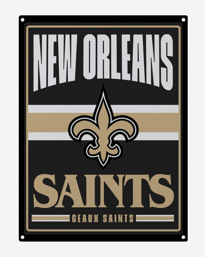 New Orleans Saints Metal Tacker Wall Sign FOCO - FOCO.com