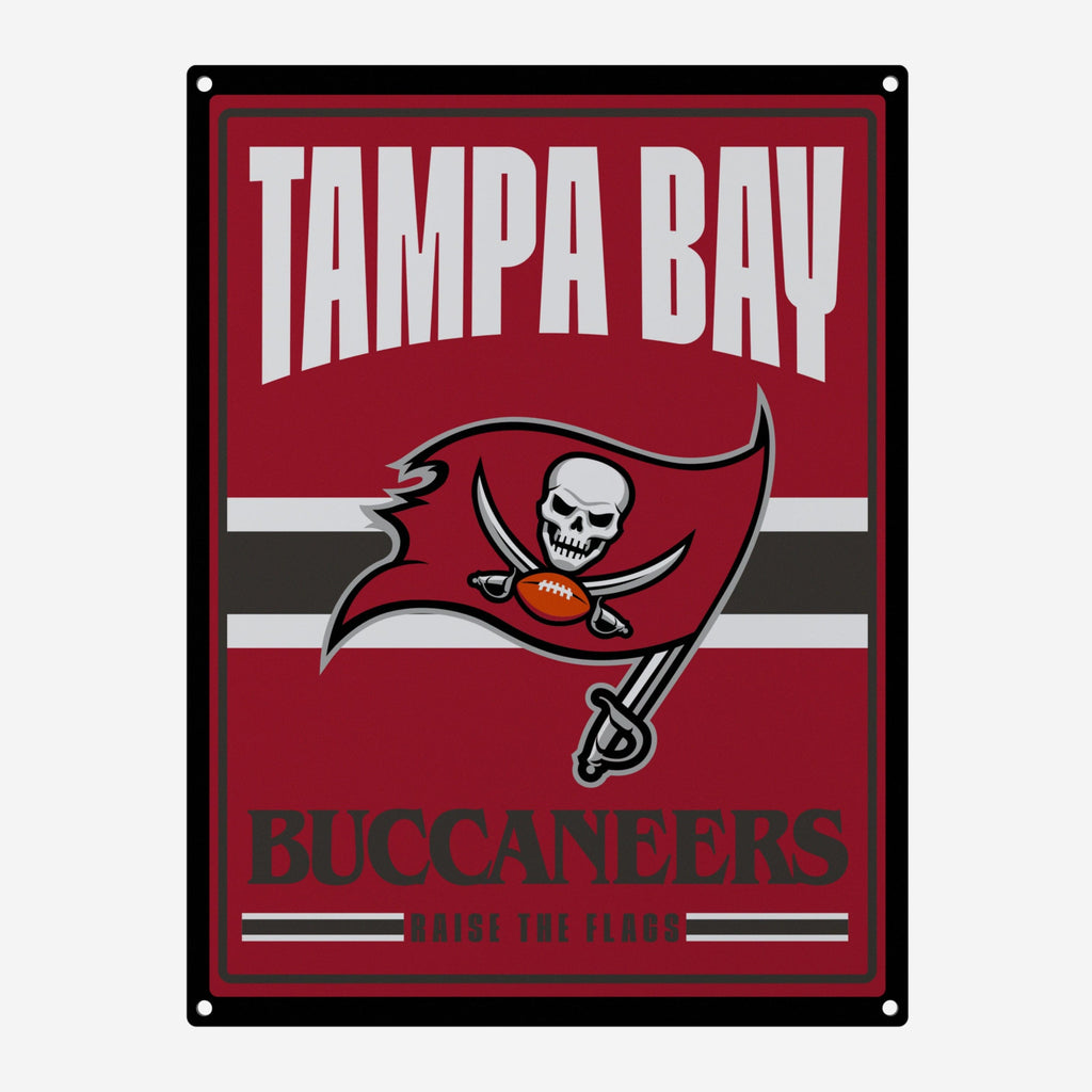 Tampa Bay Buccaneers Metal Tacker Wall Sign FOCO - FOCO.com