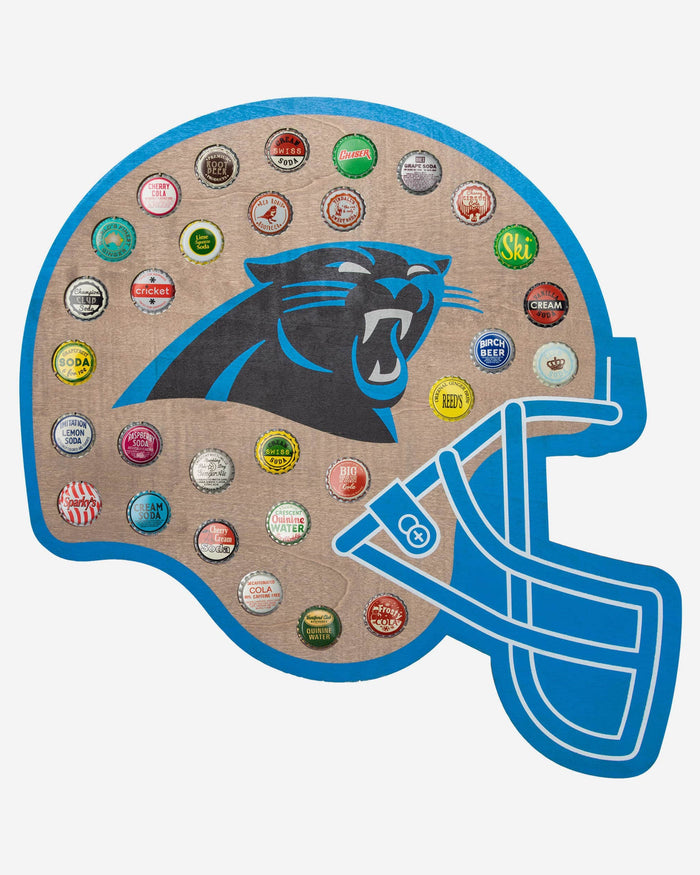 Carolina Panthers Push Bottle Cap Wall Sign FOCO - FOCO.com