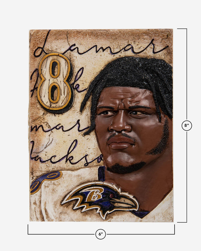 Lamar Jackson Baltimore Ravens Player Wall Plaque FOCO - FOCO.com