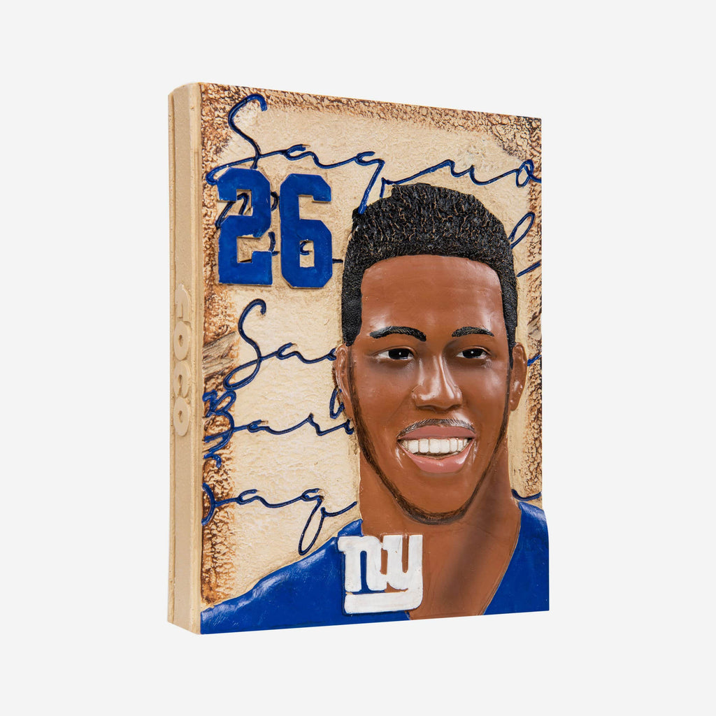 Saquon Barkley New York Giants Player Wall Plaque FOCO - FOCO.com