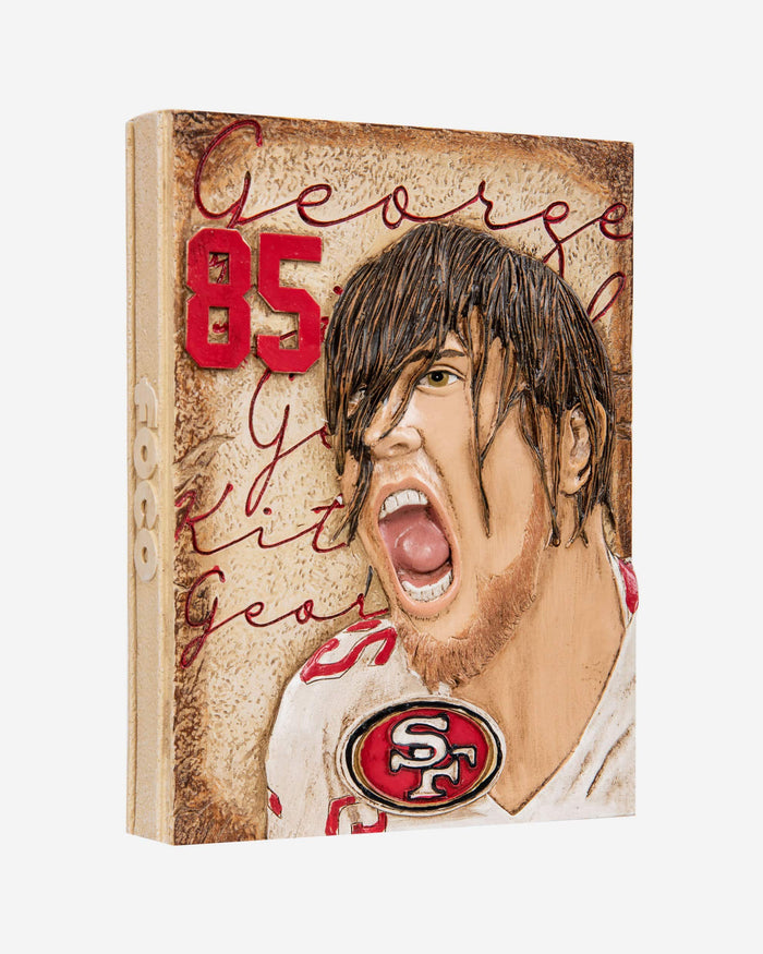 George Kittle San Francisco 49ers Player Wall Plaque FOCO - FOCO.com