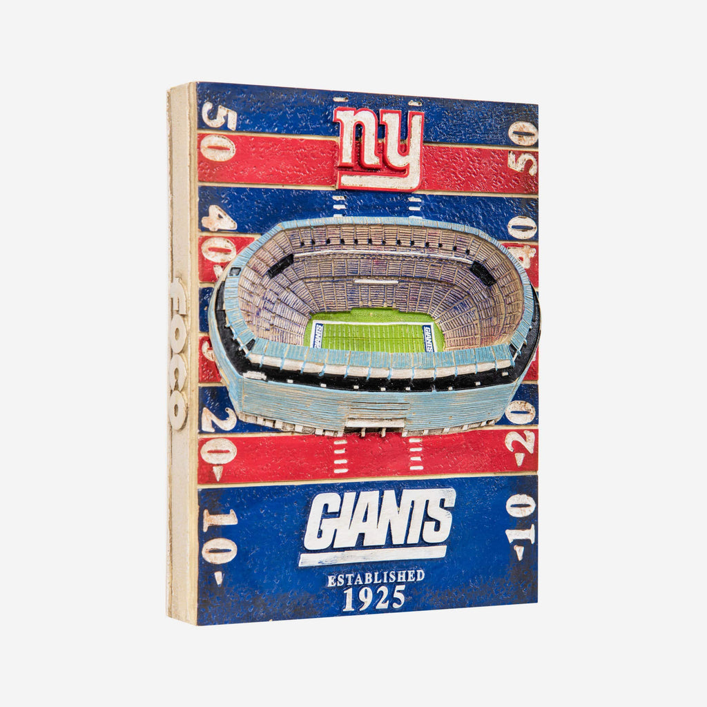 New York Giants Metlife Stadium Wall Plaque FOCO - FOCO.com