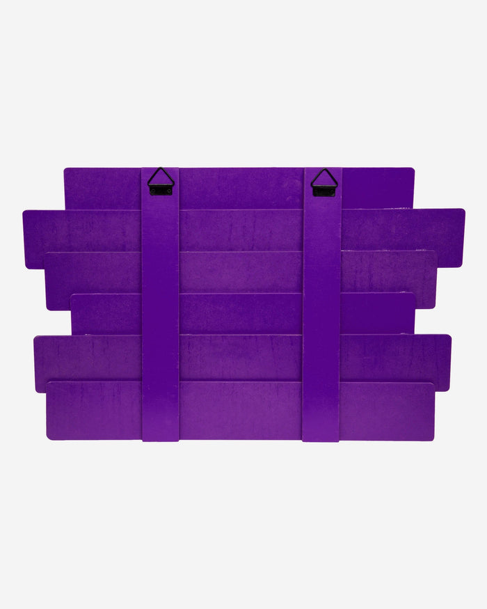 Minnesota Vikings Staggered Wood Logo Sign FOCO - FOCO.com