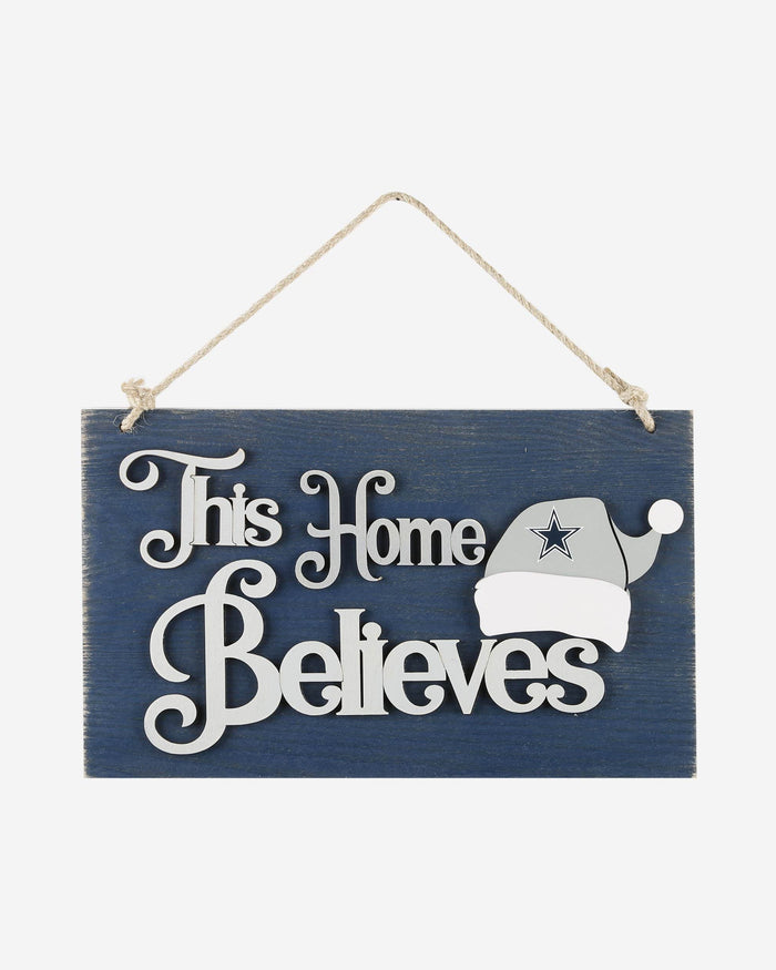 Dallas Cowboys This Home Believes Wall Sign FOCO - FOCO.com