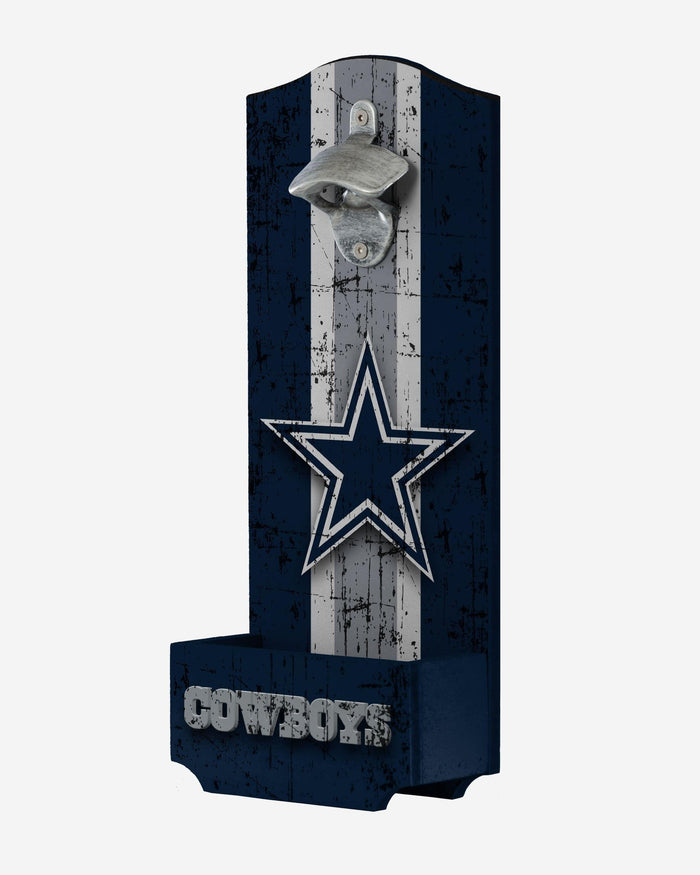 Dallas Cowboys Wooden Bottle Cap Opener Sign FOCO - FOCO.com