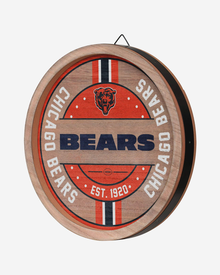 Chicago Bears Wooden Barrel Sign FOCO - FOCO.com